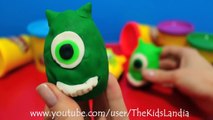 Play-Doh Surprise Eggs Monsters University Mike Wazowski Play Doh Surprise Plasticine