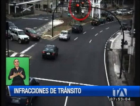 Graves infracciones de tránsito son captadas por las cámaras de la AMT