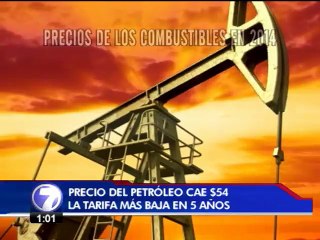 Precio internacional de petróleo cae a nivel más bajo desde 2009