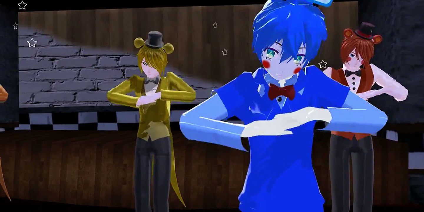 [MMD x FNAF] - Freddy, Golden Freddy, Toy Freddy, Springtrap, Bonnie, Toy Bonnie (被害妄想携帯女子)
