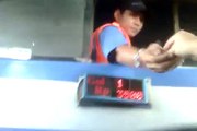 Indonesian Ambulance responding with siren and lightbar