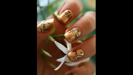 Il mio tesssoro! (Lord of the rings Lo Hobbit inspired) - Tutorial nail art
