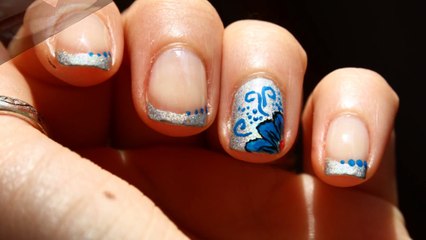 Holographic Flower - Tutorial nail art (HD)