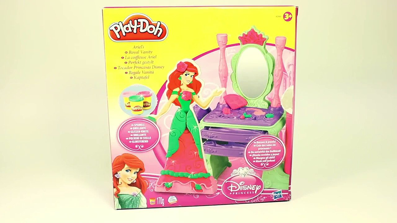 Play-Doh Disney Princess Ariel's Royal Vanity Playset Playdough Ariel Royal Vanity Kit