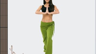 Tribal Earth Natural Lime Yoga Wrap Trousers - Size Medium/Long