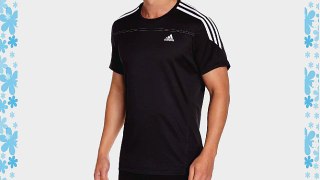 Adidas Men's Response Short Sleeve Shirt - Black/White Medium