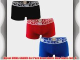 Diesel UMBX-SHAWN 3er Pack Boxershorts blue-black-red - S