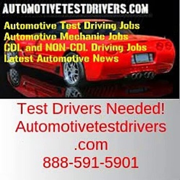 Test Driving Jobs In Glendale CA | Autotestdrivers.com | 888-591-5901