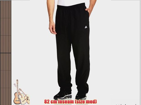 adidas Men's Essentials Standford Open Hem Pant - Black XX-Large