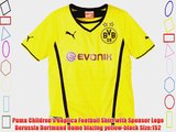 Puma Children's Replica Football Shirt with Sponsor Logo Borussia Dortmund Home blazing yellow-black