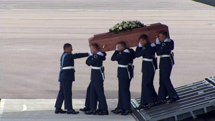 Eight Britons killed in Tunisia are returned home