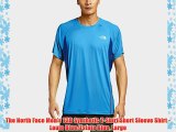 The North Face Men's T3D Synthetic T-Shirt Short Sleeve Shirt - Louie Blue/Estate Blue Large