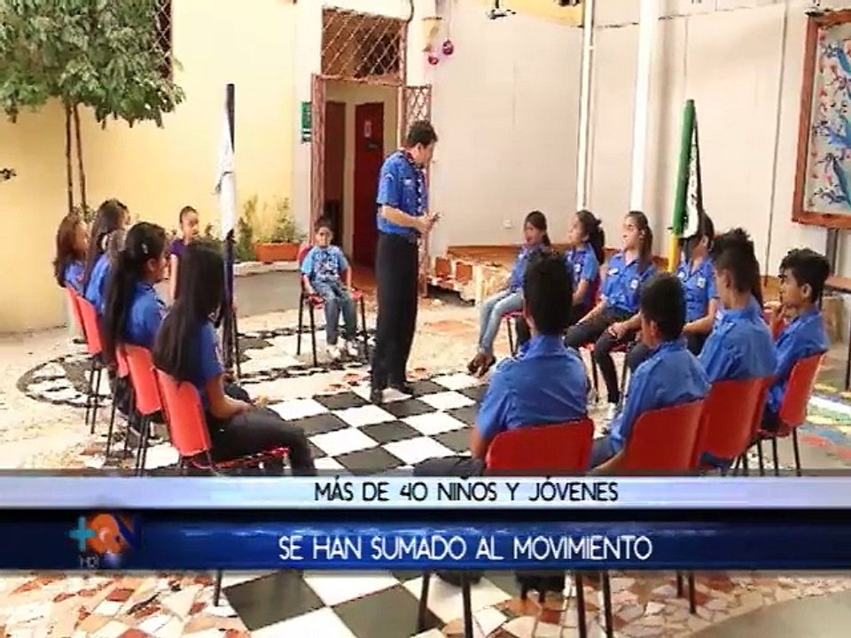 Marea azul de Guías y Scouts llega a La Carpio