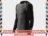 Skins S400 Thermal Long Sleeve Men's Compression Top - Black/Graphite/Orange S