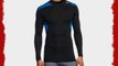 adidas Men's Techfit Cool Mock Long Sleeve Shirt - Black Medium