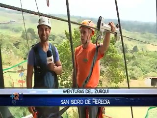 Aventura: Un lugar cerca del Zurquí donde puede volar como Superman