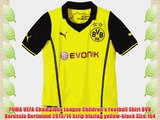 PUMA UEFA Champions League Children's Football Shirt BVB Borussia Dortmund 2013/14 Strip blazing