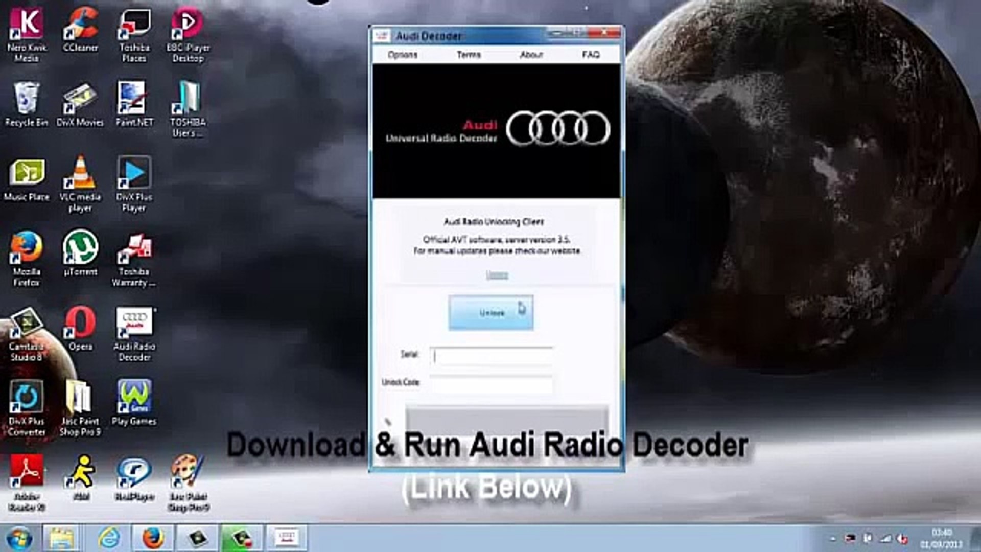 How To Unlock Audi Radio Code - Blaupunkt, BOSE, Concert, Symphony, Gamma -  video Dailymotion