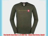 The North Face Men's L/S NSE Tee - Black Ink Green Small