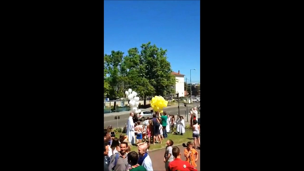 video lacher de ballon
