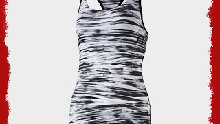 Puma Women's Training Essential Graphic Racer Back Tank Top - Black/White X-Small/Size 8