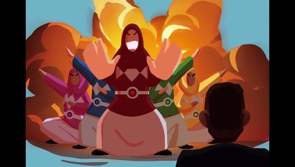 Never Get Angry - Nouman Ali Khan - illustrated