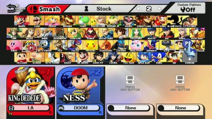 DU Smash 4 Tournament - Doom(Link, Captain Falcon) vs  LA(Little Mac, Dededee) - Loser's Bracket