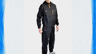 Swelter Men's Premier MKII Sweat Suit - Black/Orange X-Large