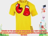 Kronk Men's Hanging Gloves Boxing T Shirt Yellow large Klitschko Lennox Lewis Hitman Hearns