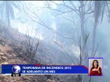 Temporada de incendios forestales se adelanta un mes por déficit de lluvias