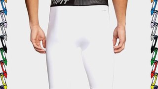 adidas Men's Tech Fit Base Short 9 Tight - White/White Medium