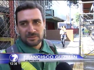 Conductores se quejan de tarimas que complican paso por Paseo Colón