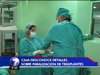 Caja desconoce detalles de paralización de trasplantes en el Calderón Guardia