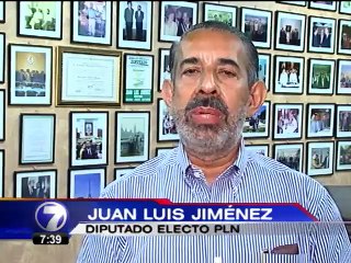 Este martes podría ser nombrado Juan Luis Jimenez como jefe de fracción del PLN
