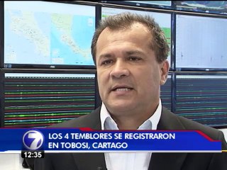 Sismos ocurridos este martes en Tobosi de Cartago tienen su origen en tres fallas