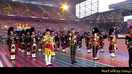 Susan Boyle ushered in The Queen w/"Mull Of Kintyre" - 2014 Commonwealth Games Opening Ceremony