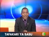 Swaleh Mdoe laughs uncontrollably on air