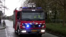 FRB 649 (First Responders) en Ambulance in Ouderkerk medisch spoedgeval.