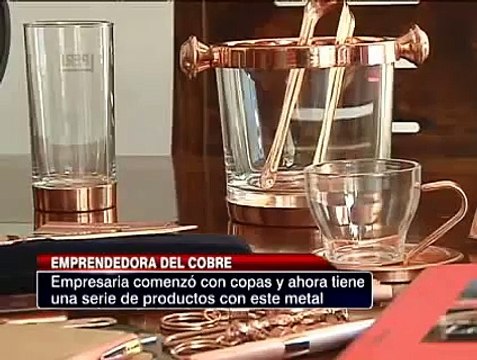Conozca innovadores productos hechos de cobre por una emprendedora chilena