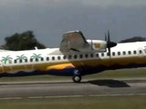 Aerocaribbean ATR 72-212 Landing in MHLM, San Pedro Sula Honduras