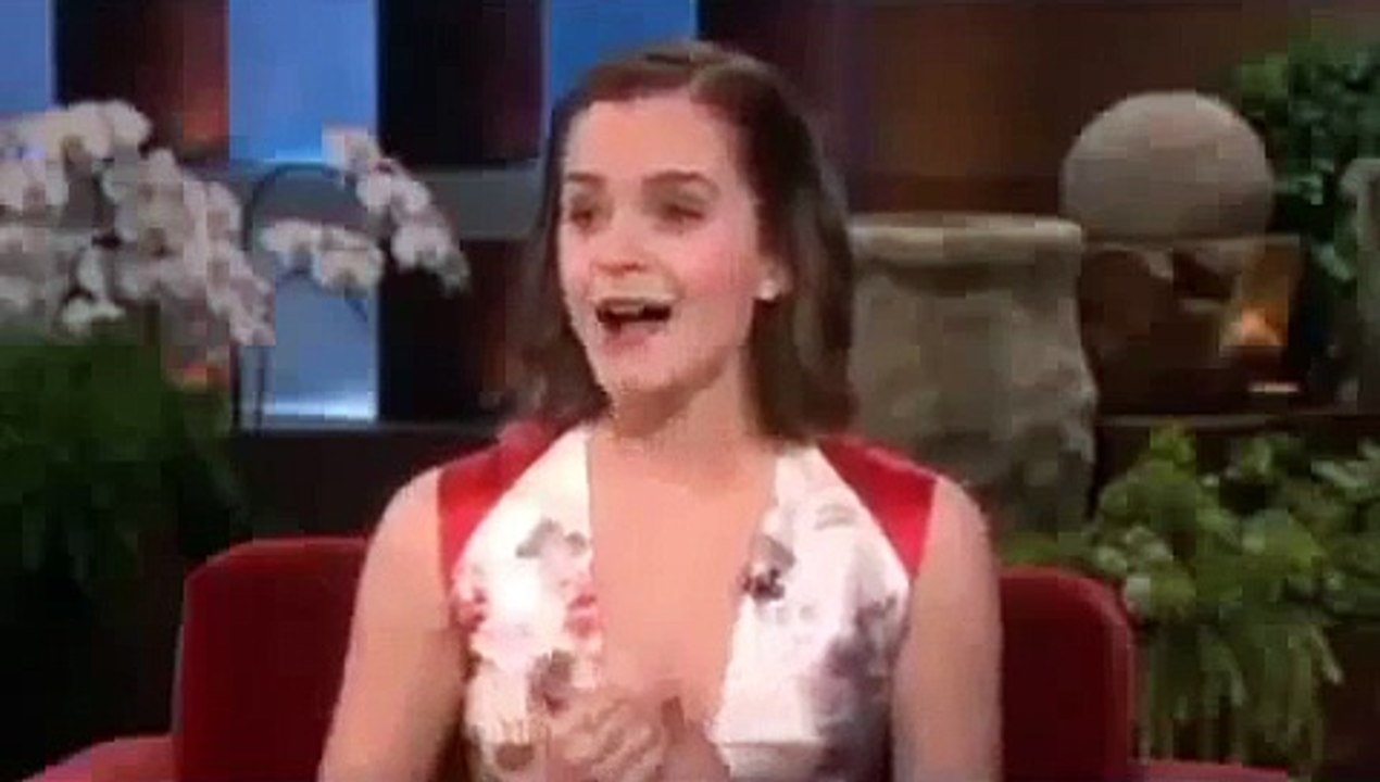 Emma Watson Talking About American vs British Boys on The Ellen Show 2014