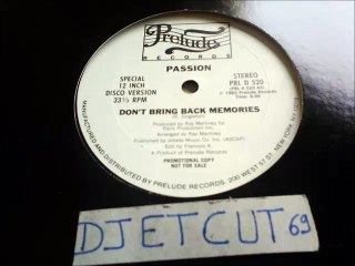 PASSION -DON'T BRING BACK MEMORIES(RIP ETCUT)PRELUDE REC 80
