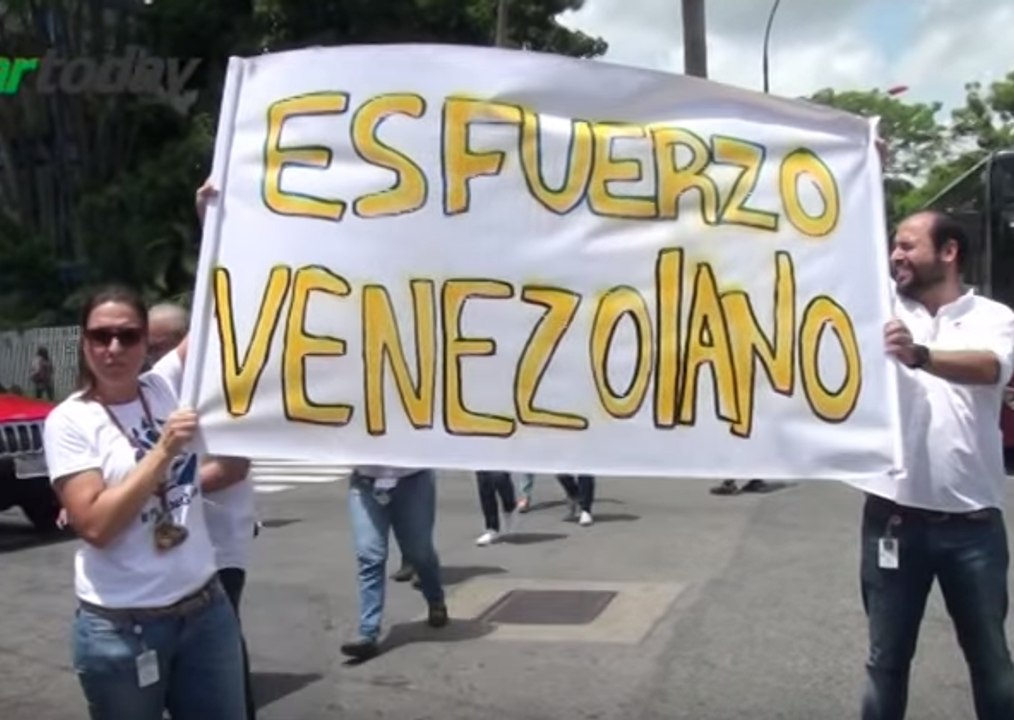 Así protestaron los trabajadores de Alimentos Polar en Los Cortijos