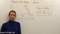 Regning med vektorer i planen