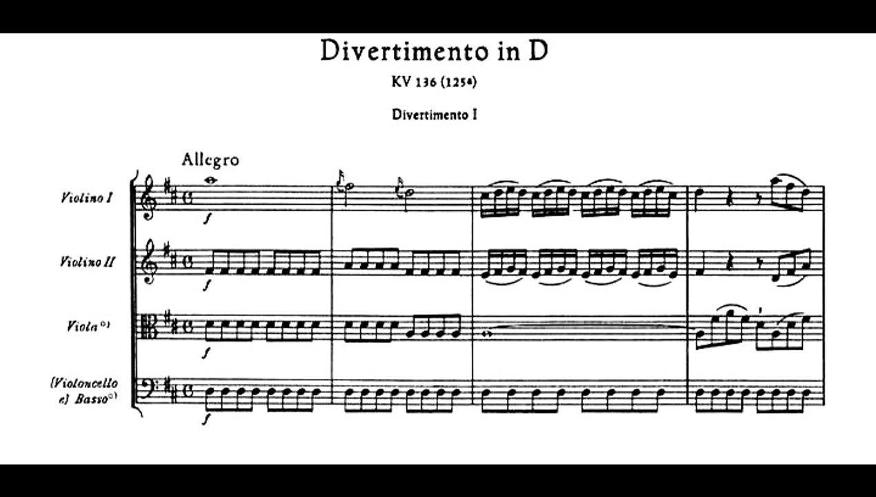 Mozart k136 1_allegro