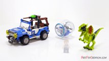 Lego Jurassic World DILOPHOSAURUS Ambush 75916 Stop Motion Build Review