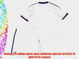 Chelsea FC adidas white away childrens mini kit set 2013-14 g90274 (3-4 years)