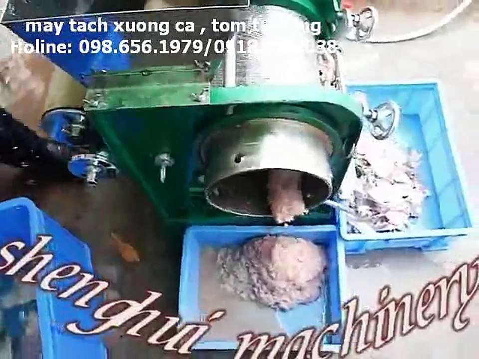 máy tách xương và da cá tự động,máy tách xương cá CR300