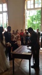 Imitation de Cristiano Ronaldo à la mairie