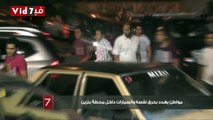 مواطن يهدد بحرق نفسه والسيارات داخل محطة بنزين